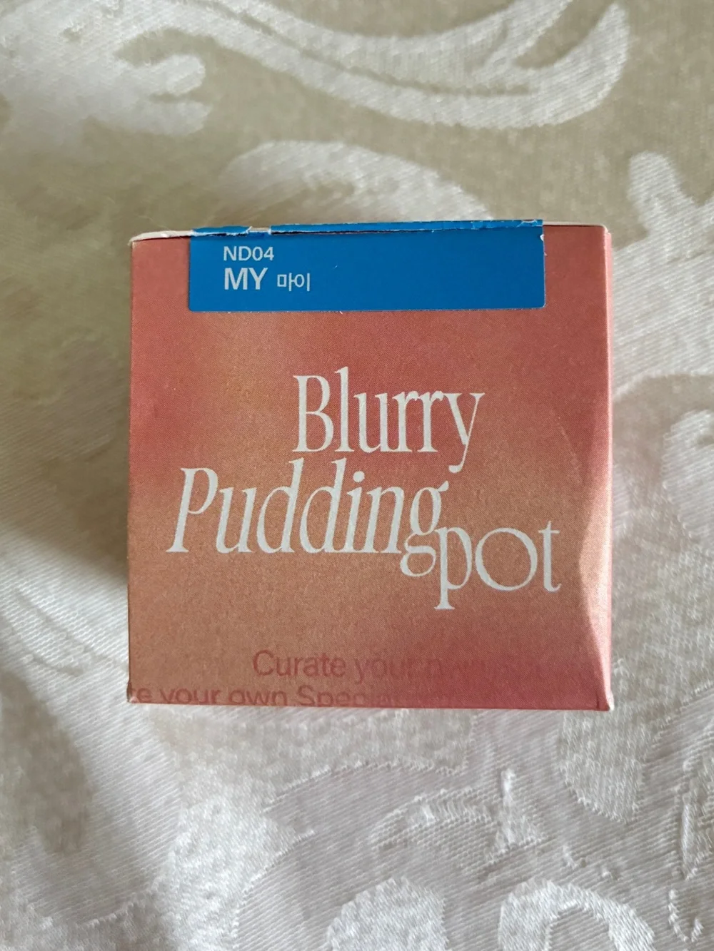 NIB Fwee Blurry Pudding Pot for Cheeks & Lips Shade ND04 My (Peachy Nude)